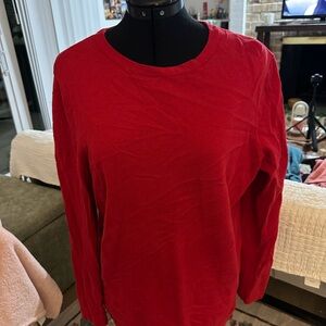 J. Jill Vibrant Red Long Sleeve Top